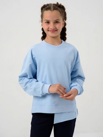 Детская толстовка "Мила" / Голубой