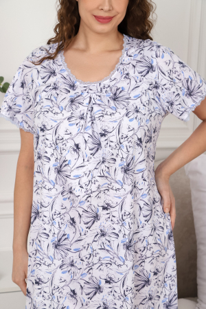 Женская ночная сорочка Злата / Голубой