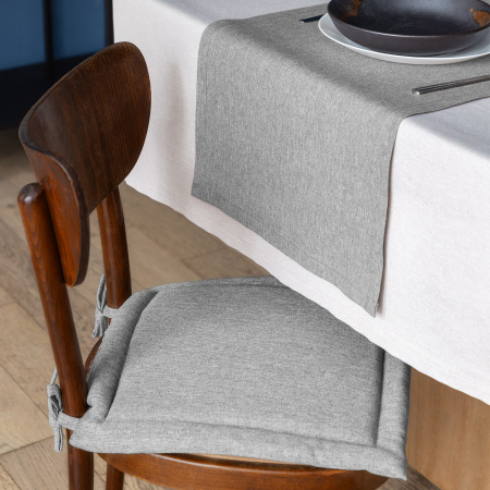 Подушка для стула "Волшебная Ночь" 40/40 Пепельно-серый