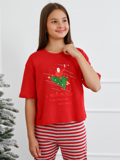Футболка детская Праздник-6.1 / красный