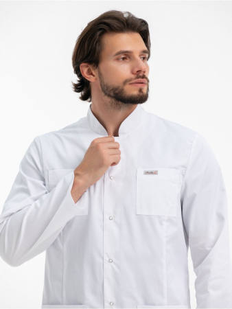 Халат медицинский мужской сансара 100.4 / Белый
