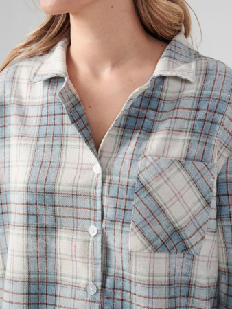 Женская пижама "Добрый вечер" 2163-Ф / Бирюзовый