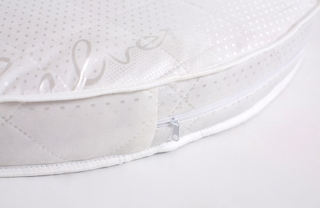 Матрас трансформер 2 в 1 для круглой и овальной кроватки / 70мм