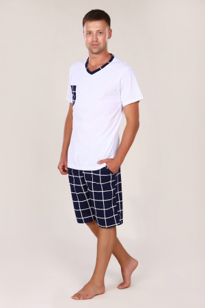 Мужской костюм Oazis 800 / Белый с темно-синим