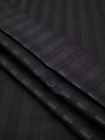 Постельное белье микрофибра-страйп / Графит