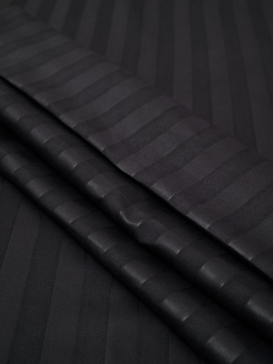 Постельное белье микрофибра-страйп / Графит