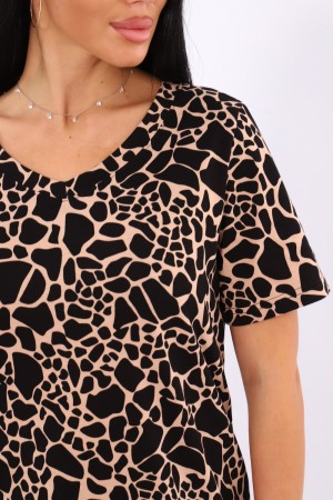 Женская футболка 35888 / черный