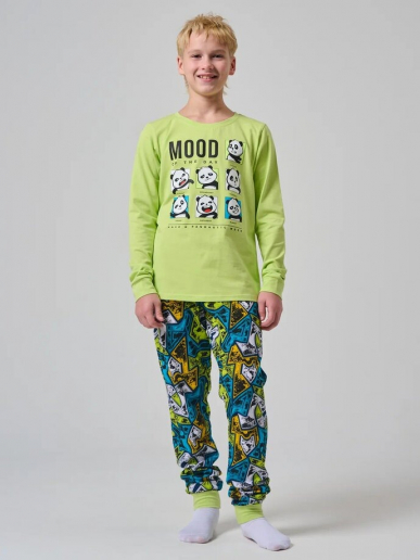 Детская пижама "Модная панда" длинный рукав
