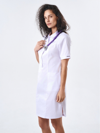 Платье медицинское женское 235.0 / Белый