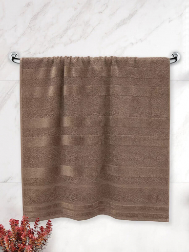Махровое полотенце УЗ Софт м7019_07 / коричневое