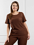 Женская футболка Рената-4 / коричневый