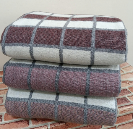 Одеяло полушерстяное 50% шерсть, 50% пэ 400гр. ОПШ-1 / расцветки в ассортименте