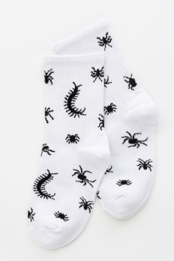 Детские носки стандарт Сороконожка (набор 2 пары) / белый