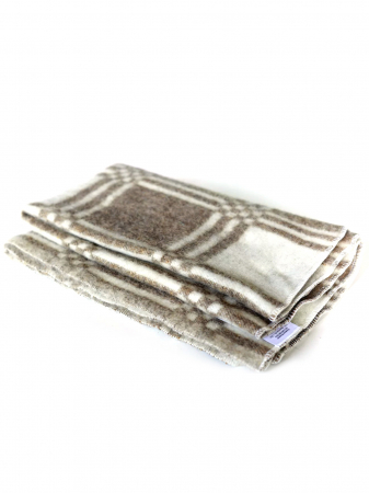 Детское одеяло полушерстяное С-4/д 70% шерсть 400гр. / Клетка