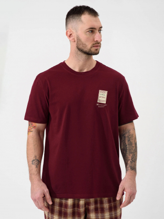 Мужская пижама "Счастливый билет" 2434-К/Ф / Бордовый