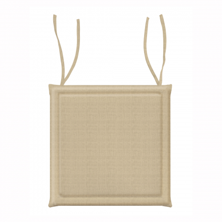 Подушка для стула "Самойловский текстиль" 40/40 Текстура бежевая