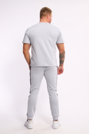 Мужской костюм 35282 / серый