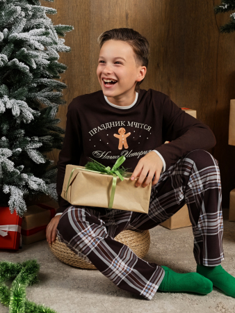 Костюм для мальчика Твикс-2 / коричневый