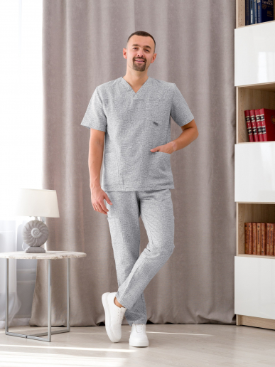 Костюм медицинский мужской М-148-05 Рогожка