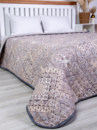 Одеяло-покрывало поплин лен 300 гр/м2