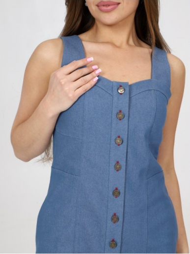 Женский сарафан ДО-133.02 / Джинса деним