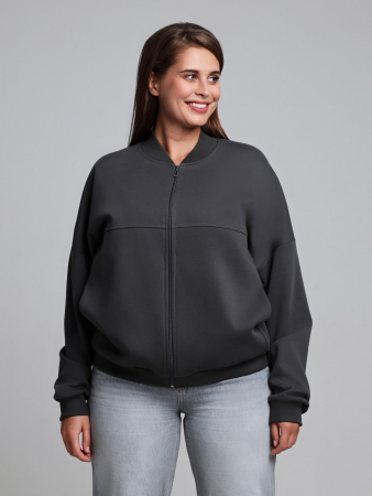 Женский бомбер Авенсис-1 / графитовый