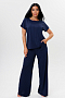 Женский костюм с брюками 2217/2 / Темно-синий