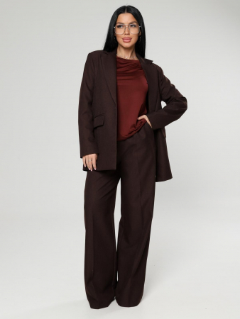 Женский лонгслив Энкар / бордовый