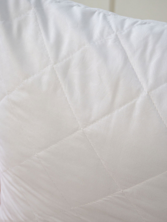 Наперник микрофибра стеганный на молнии 70x70