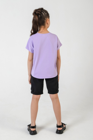 Футболка для девочки Гретта-1 / Лиловый