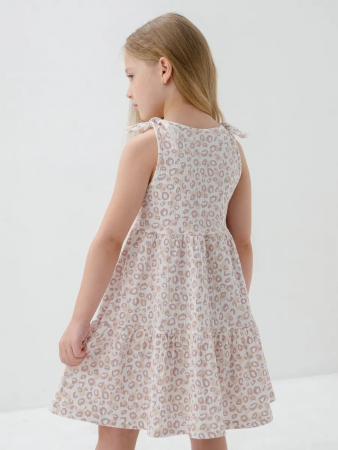 Детский сарафан "Романс" / Леопардовый