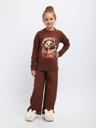Детская пижама "Эльвира" / Шоколад