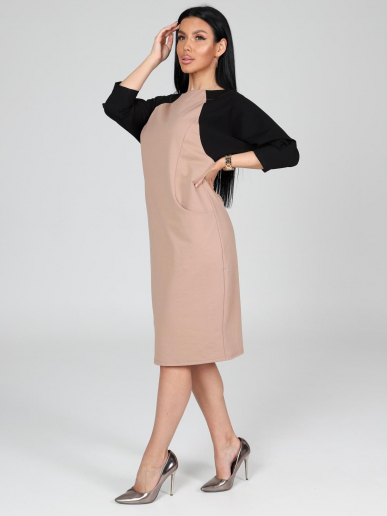 Женское платье Воксель / бежевый
