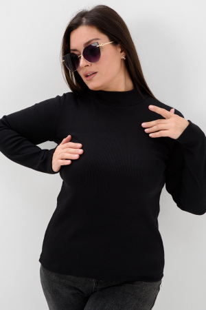 Женская водолазка 52713 / черный