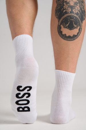 Мужские носки стандарт Boss / белый