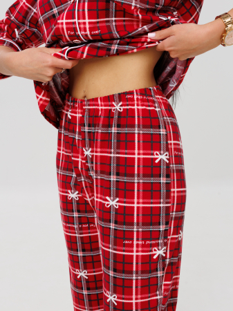 Женский костюм К-132(К) / Красный (бантики)