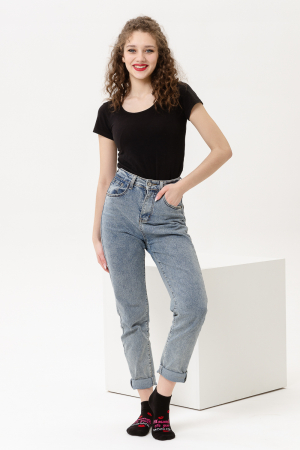 Носки стандарт женские Болтушка (набор 3 пары) / черный