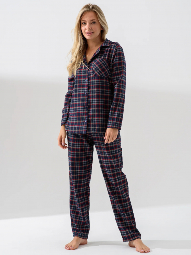 Женская пижама "Добрый вечер" 2163-Ф / Синий