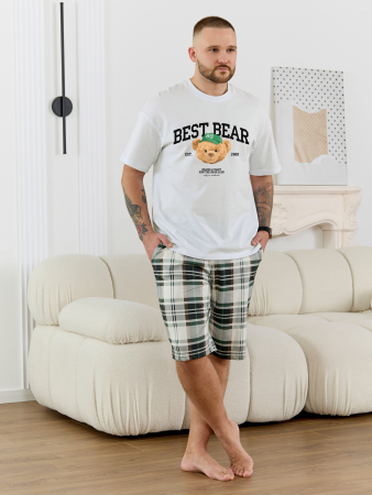 Мужской костюм Мишель-7 / зелёный