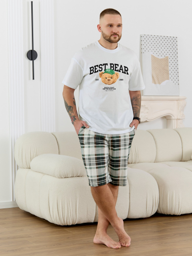 Мужской костюм Мишель-7 / зелёный