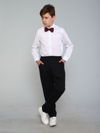 Детская рубашка "Школьник" / Белый