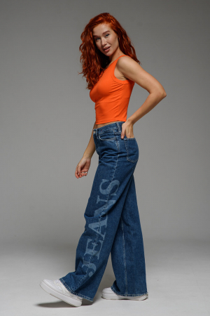 Женский топ-майка 14408/1 / оранжевый