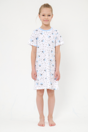 Ночная сорочка детская Ласка / овечки голубой