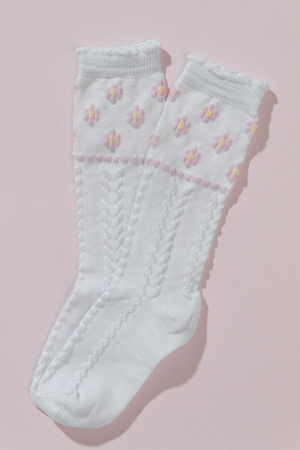 Детские гольфы Незабудка (набор 2 пары) / белый