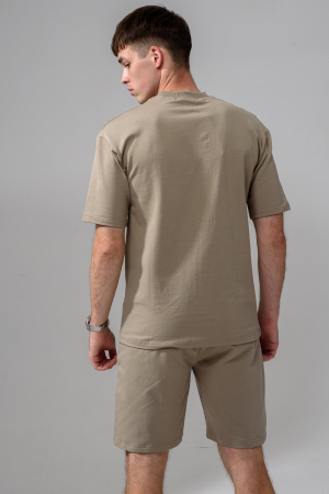 Мужской костюм с шортами 14486 / мокко