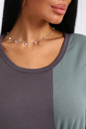 Женская туника 35285 / серый