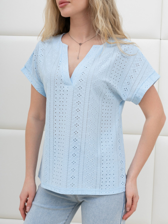 Женская блузка Дис БЛ-043 / голубой