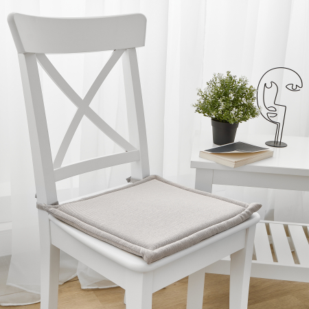 Подушка для стула "Волшебная Ночь" 40/40 Экрю