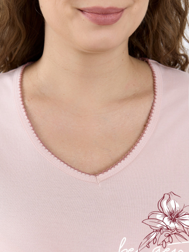 Женская пижама Айрис-2 П-509 / пудровый