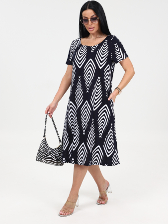 Женское платье М-999 / Пихта синий